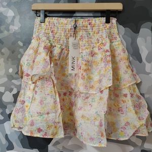 MINKPINK Elvire Floral Mini Skirt - Size M